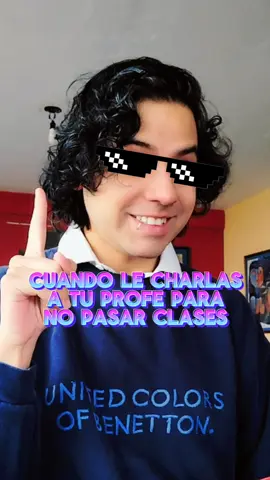 Cuando le charlas a tu profe para no pasar clases #profesor #humor #risa #comedia #gaboalvarez #clases #escuela 