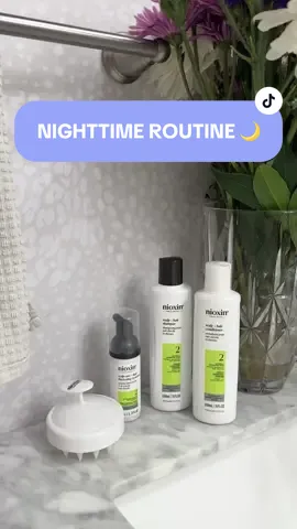 A little self-care is the perfect way to end the day🌙 Strengthening your roots and keeping your hair long and luscious has never been easier. Add System Kit 2 to your nighttime routine today ✨ 🎥@haleymartinoxo #nioxin #nioxingrowingresults #nioxinsystemkits #systemkit2 #healthyhair #nighttimeroutine #SelfCare #haircare #healthyscalp #thickerhair