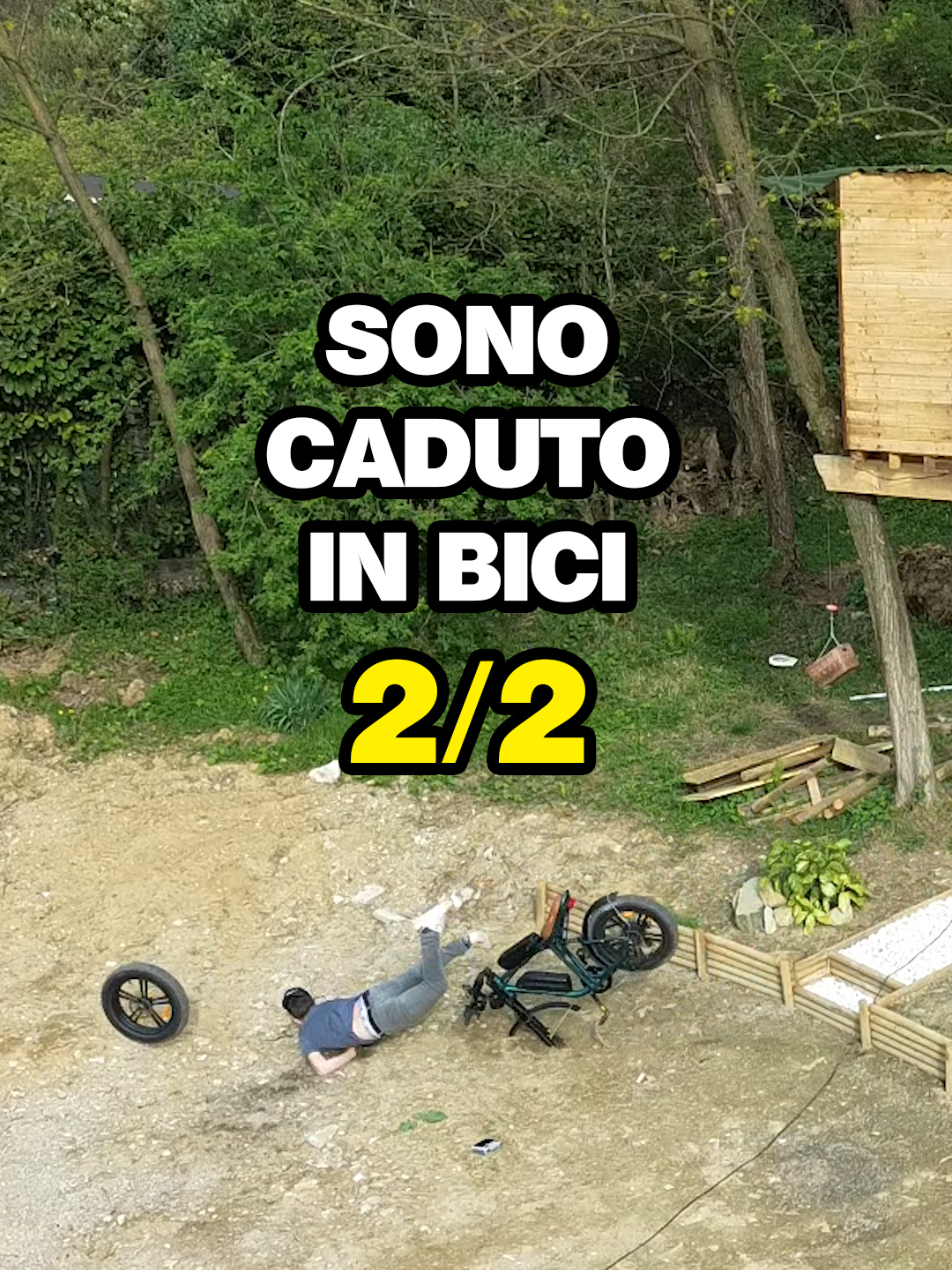 Il giorno in cui sono caduto di faccia in bici durante un unboxing.. #caduta #bicicletta #michelemolteni PARTE 2