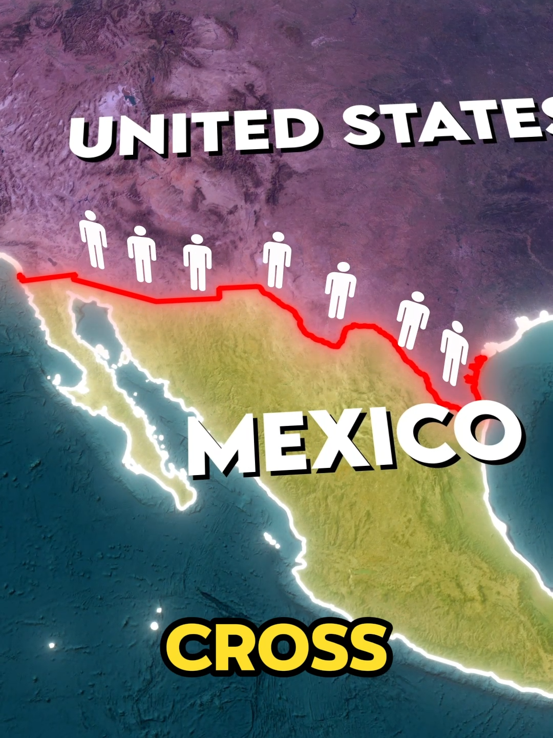 the most dangerous border in the world #usa #fypp #geography #4u #border #unitedstates #viral