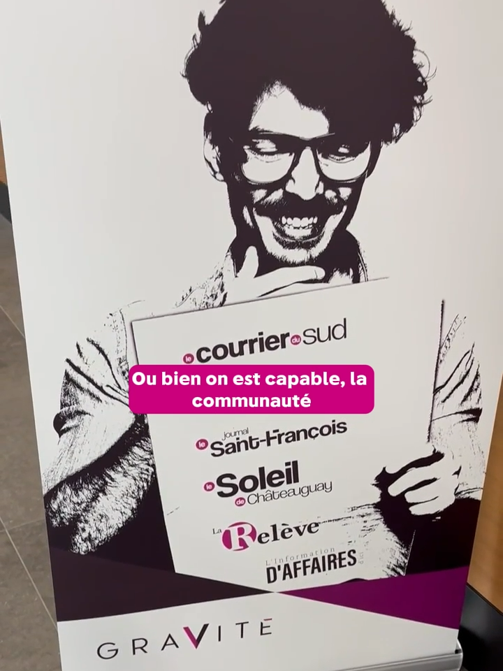 ⭐️Sommet des médias de la Rive-Sud⭐️ «Ce que les gens de notre communauté font de bien, font de beau, si les médias locaux ne le raconte pas, c’est toute une communauté, un tissu social qui va s’effriter.» - Denis Trudel, député fédéral de Longueuil-Saint-Hubert @tvrivesud @fm103,3  @gravite.agence.creative #lereflet #lesoleildechâteauguay #lecourrierdusud #lareleve #journallesaintfrancois #laforcedunréseau #gravitémédia #médiaslocaux #presse #radio #télé #tvrs #fm1033