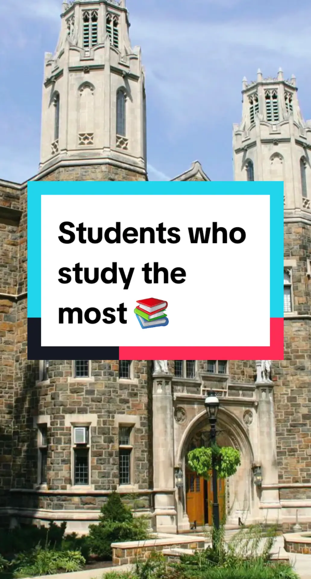 These colleges are where the studest do the most studying, is that you? 😅 #collegestudents #collegelife #collegerankings #studying #studytok 