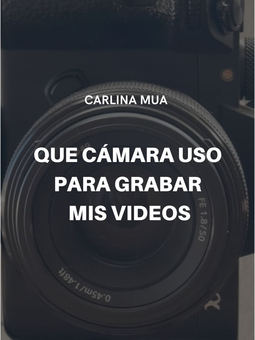 La camara que uso para grabar mis videos @sony  🤗  A7III es el modelo  @sennheiser es el microfono :) IG @carlinamua Youtube: Carlina MUA #camaraparagrabar #sonychile #carlinamua #maquillajechile #makeupchile #sonyalfa7iii #camaradevideos #sonycamera #sonycamaras