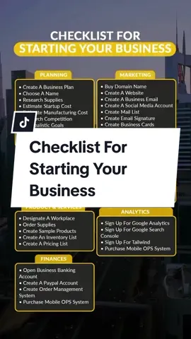 Checklist For Starting Your Business 💎💡📈 #howtostartabusiness #businessplan #business #startup #startabusiness 