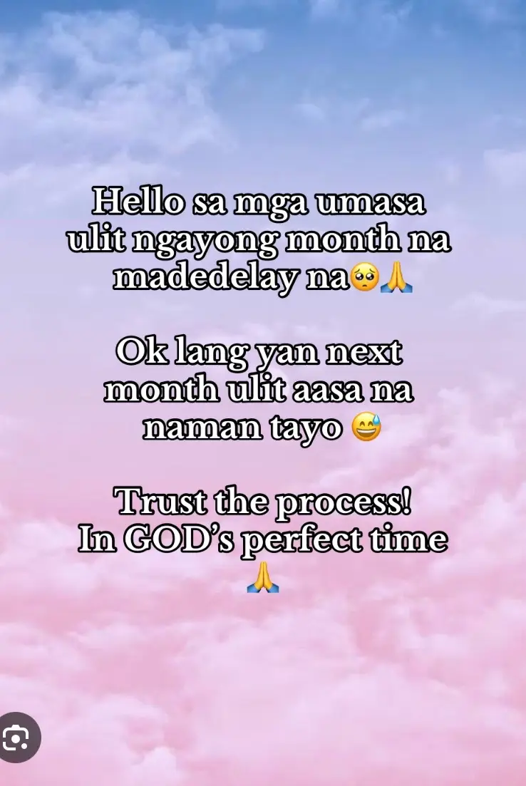 Hello sa mga umasa ulit ngayong month na madedelay. Next month ulit aasa na naman tayo😅 malay natin next month meron na. Trust the process🙏#pregnancy #ttc #ttcjourney #infertility #pregnancyjourney #ectopicpregnancy #ectopicpregnancysurvivor 