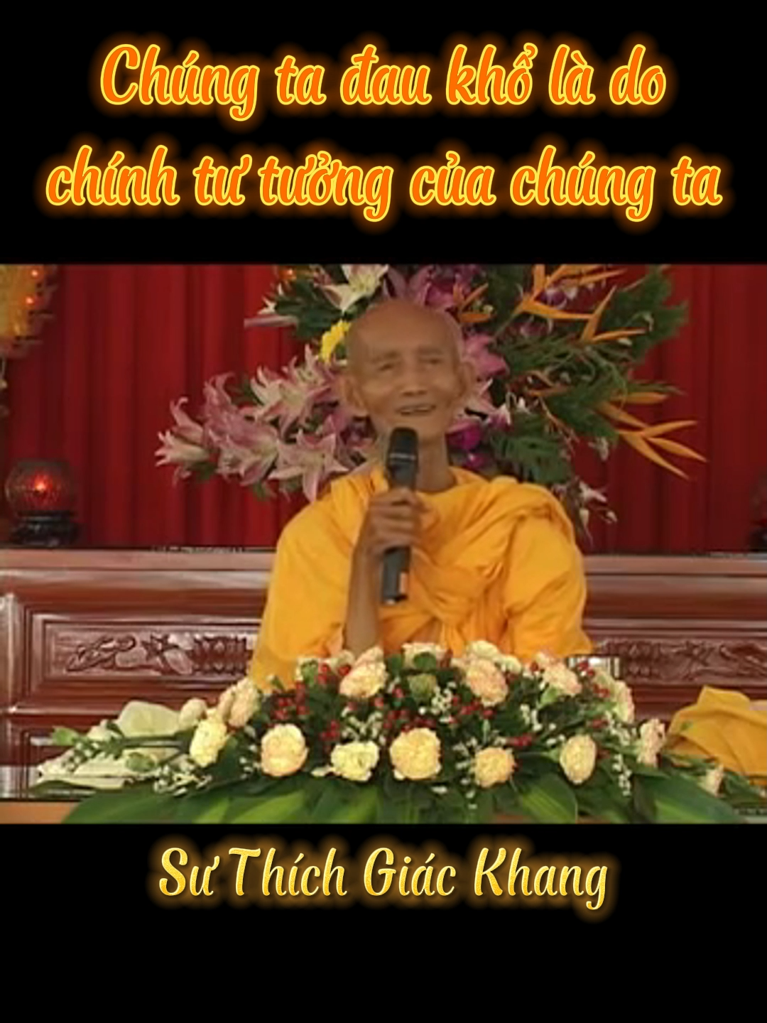 Chúng ta đau khổ là do chính tư tưởng của chúng ta. Sư Thích Giác Khang khai thị #thichgiackhang #suthichgiackhang #tutap #nghephap #phapmontinhdo #adidaphat #nammoadidaphat #niemphat #niemphatvangsanh #vangsanh #vangsanhcuclac #tayphuongcuclac #daophat #phatphap #phatgiao