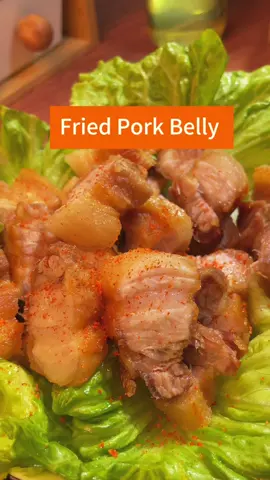Simple Fried Pork Belly Recipe #Foodie #chinesefood #chineserecipe #porkbelly 