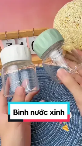 Bình nước mini dung tích 300ml siêu tiện lợi cho các bác #tiemnhatrend #binhthuytinhdep #tothuytinhtrongsuot #binhdungnuoc #xuhuongtiktok #review #fyp #xuhuong 