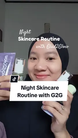 Night skincare routine ✨️  #skincare #shopmaster #glad2glow 