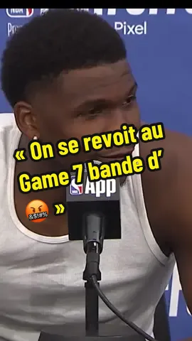« On se revoit au Game 7 bande d’enfoir*s » Les mots d’Anthony Edwards au staff de Denver en conférence de presse 😂 #NBA #nbaplayoffs #ant #anthonyedwards 