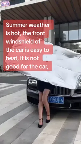 Summer weather is hot, the front windshield of the car is easy to heat, it is not good for the car, put down the parasol, you can shield from direct sunlight, the car is not hot, it can also protect the car # parasol # sunscreen umbrella # car good#barangankeretauntukdikongsi 
