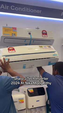 Sharp J-Tech Inverter  2024 At Nika MongRithy #display #sharp #foryoupage #thankyou #viral #foryou 