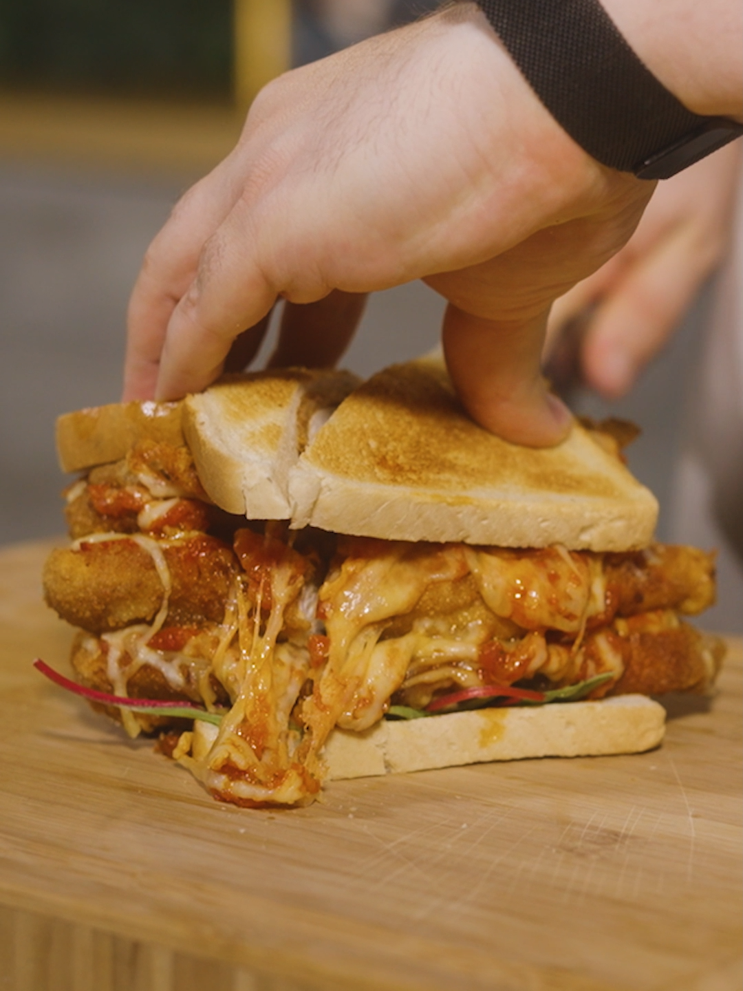 Ich TESTE ein TIKTOK TREND CHICKEN SANDWICH #sandwiches #sandwich #test #kochen #rezept