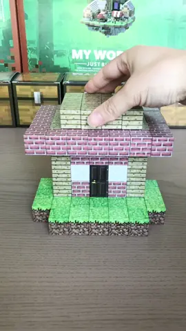 What mod is this? #minecraftbuilding #minecraftideas #magneticblocks #minecraftinreallife #toys #foryoupage 