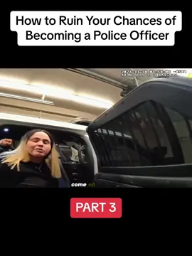 How to Ruin Your Chances of Becoming a Police Officer #cops #copsoftiktok #copsontiktok #police #policeofficer #policeoftiktok #fyp #fypシ #foryou #foryoupage #crime #chase #sheriff 