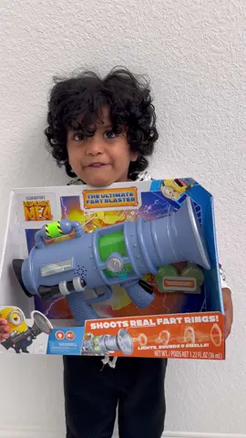 #ad  We have gifted Despicable Me 4 Ultimate Fart Blaster-a hilarious adventure  @supermoosetoys @ApexDrop | UGC Agency  this blaster not only has over 15 fart sounds but it also shoots fog fart rings, has a chamber that lights up so you can see the gassy action, and it smells. This toy is sure for ultimate fun and loaded for laughs . This Blaster nearly hits all the senses,  it’s a REAL blast. . . . #despicableme4 #whofarted #ultimatefartblaster #dm4 #supermoosetoys 