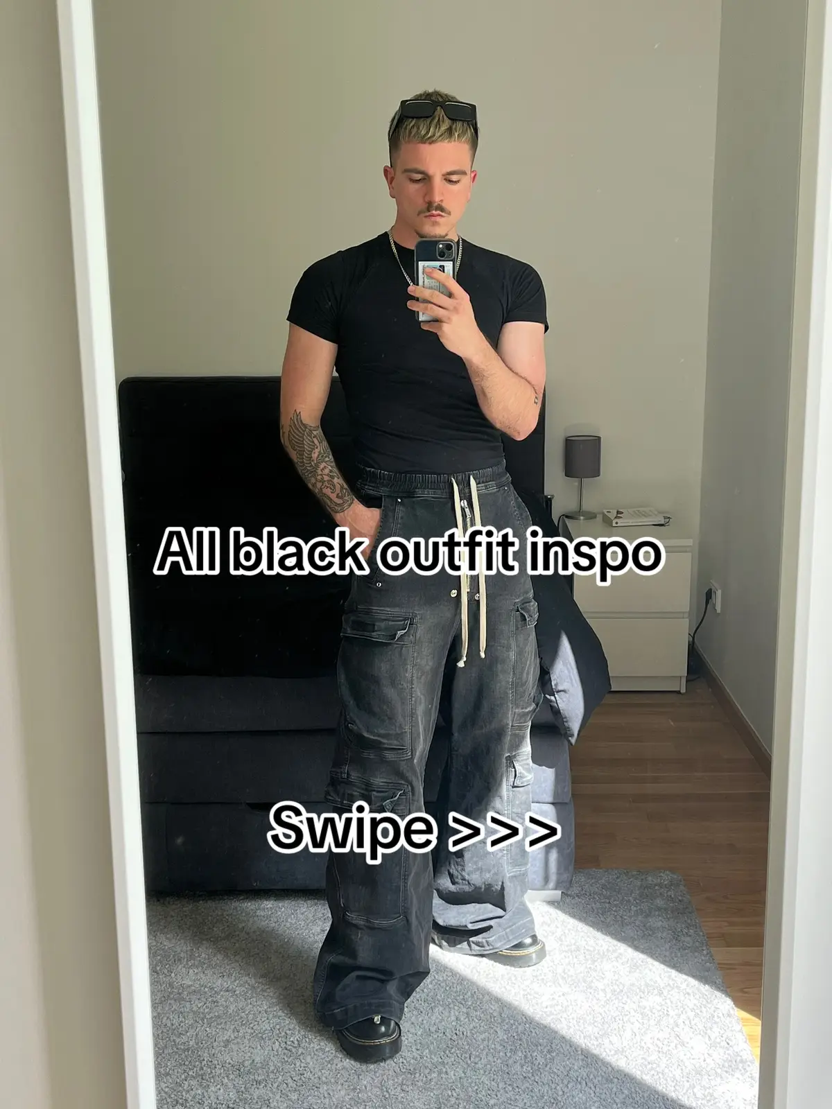 All black outfits sind es einfach 🤝 #outfitinspo #outfitoftheday #streetwearinspo #streetwear #outfitslideshow 