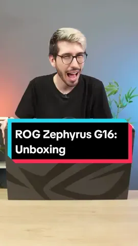 Ligera, liviana y potente: Te mostramos este unboxing de la ROG Zephyrus G16 junto a @statikgg_ 💻🤓  #GamerEnTikTok #gaming #ROGZephyrusG16