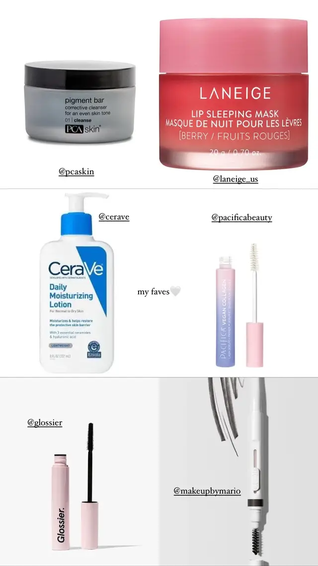 thank me later !  #skincareroutine #beautyhacks #GRWM  @CeraVe @laneige_us @PCA SKIN @Glossier  @makeupbymario @pacificabeauty 