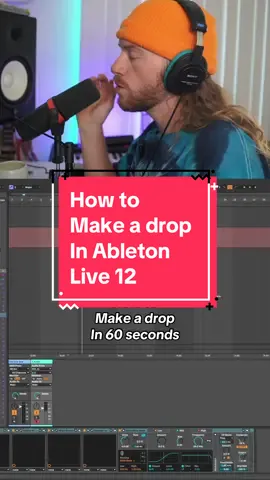 Making a drop in Ableton Live 12 #ableton #live12 #musicproduction 
