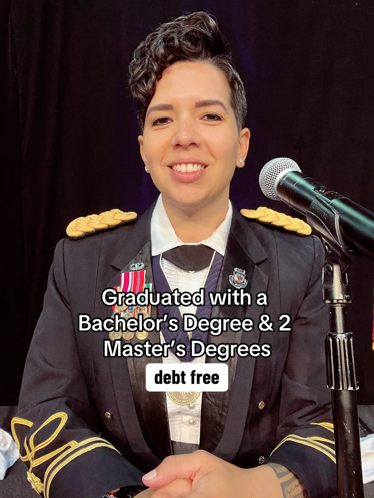 Shoutout to every single girl inspired by *diabolical* lies. 📚 👩🏽‍🎓 💪🏽 #educatedwomen #harrisonbutker #girlpower #goarmy  