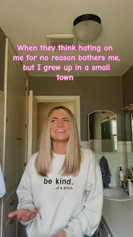 Jokes on them. Haters gonna hate🤣 #fyp #foryoupage #trending #viral #woman #womanpower #womensupportingwomen #bekind #bitch #bitchwaththefuck #smalltown #smalltowngirl #smalltownproblems #hatersgonnahate #jokes #jokesonyou 