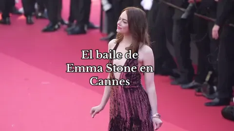 El baile de #EmmaStone en #Cannes2024 #cannesfilmfestival  ▪️Vídeo: GettyImages