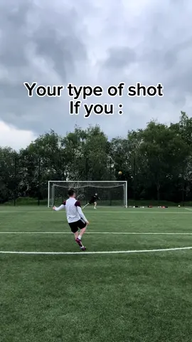 Which shot were you ? ⚽️ #football ##footballchallenge #goal #footballvideo #viral #foryoupage 