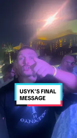 Usyk’s final message? “Let your hands talk in the ring.” 😳 #oleksandrusyk #furyusyk #heavyweight 