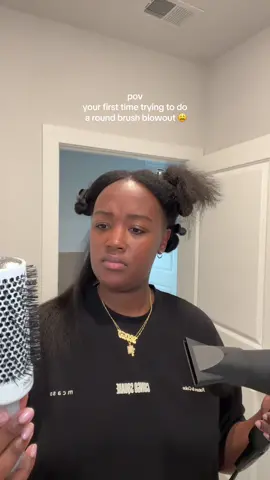 a truly HUMBLING experience. 😭😭 when I tell yall I picked my wet brush back up so quick! im NOT gonna give up on myself though…im determined!! #blowout #naturalhair #naturalhairtiktok #blackgirltiktok #hairtok