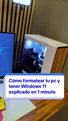 Me lo pedíais mucho y aquí tenéis la explicación de cómo formatear el PC. 🙌🏽 #pc #pcgaming #pcgamer #setup #setupgaming #gaming #formatear #windows11 #tips #tipspc #pcmasterrace #trucos 