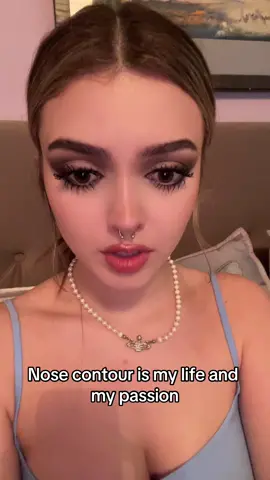 Ppl always say they want a nose contour routine but it would truly reveal how deranged I am and I dont know if Im in a place mentally where I can deal with the judgement