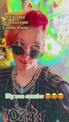 Bonus guys! The little nose cushions fit so well for the senpai/baby nose pose 🥰 its so hard to find good oval sunnies 😍       #tiktokads #tiktokshop #sunglasses #fashion #sunnies #ads #uv400 #fypシ゚viral #fypage   #disabledcreator #pots #heds #fnd #tbi 