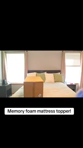 I cant wait to sleep on this!! my mattress sucks! get you all one!! #mattresstopper , #tiktokshop , #goodsleep , #memoryfoam , #cheaperthanamattress 