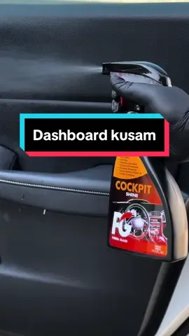 Hilangkan kusam dashboard kereta dengan PG Cockpit Shine. #dashboard #kereta #wax #nonoily #dashboardcoating #permaglass #carcareproducts #carinterior #fyp 