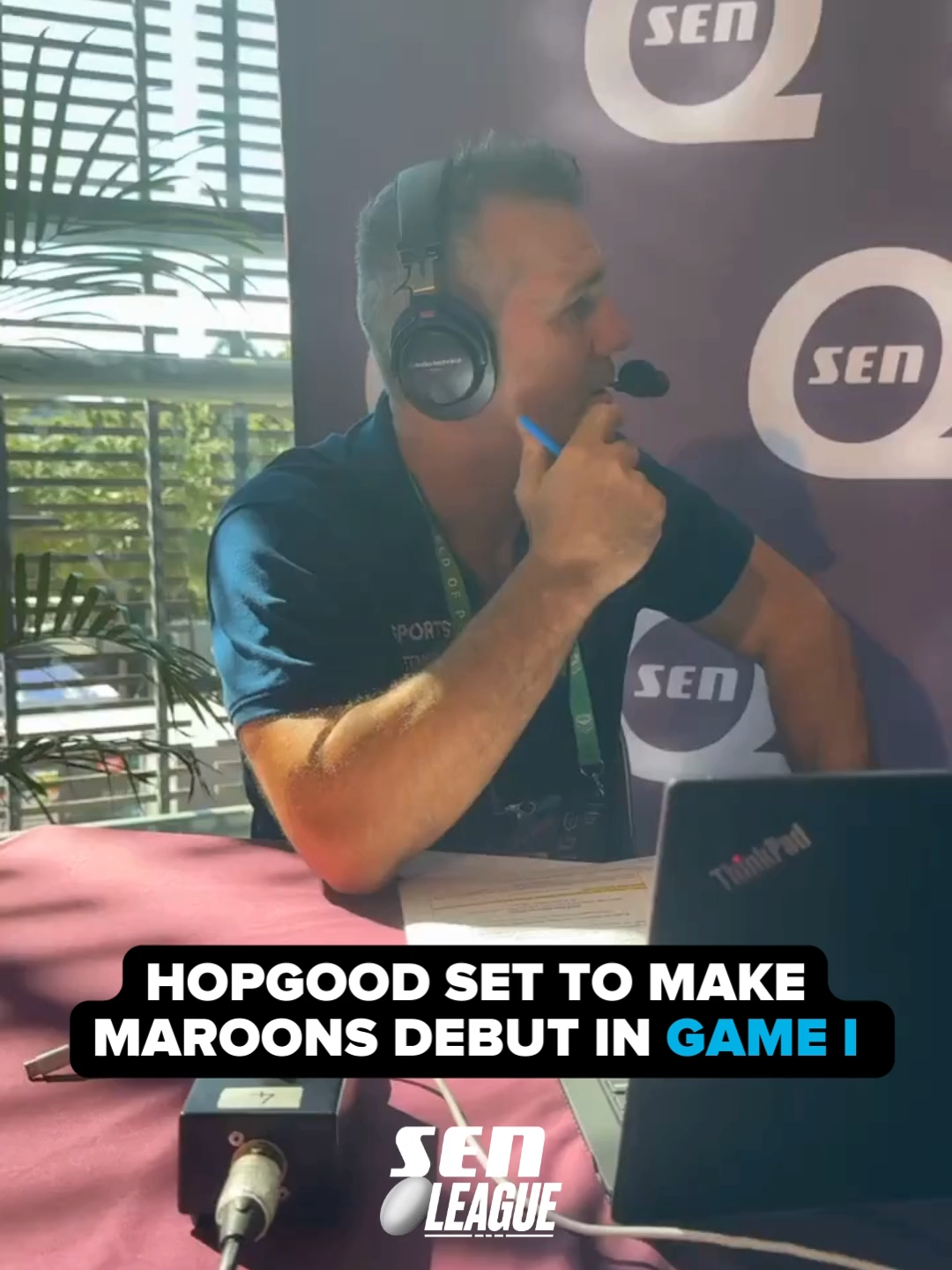 J'maine Hopgood is looming as a likely bench option for Billy Slater in Game I #nrl #senleague #queenslandmaroons #fyp @ozito_diy