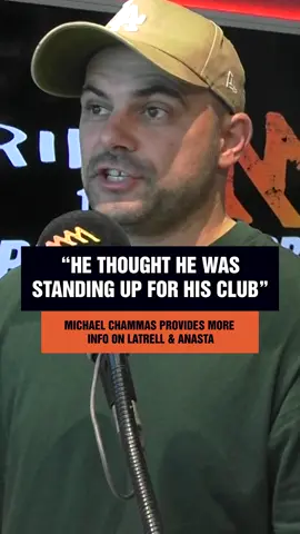 Michael Chammas provides clarification as to what happened between Latrell Mitchell & Braith Anasta #nrl #nrltiktok #rugbyleague #rugbyleaguetiktok #latrellmitchell #braithanasta #southsydneyrabbitohs #nrlmagicround #fyp 