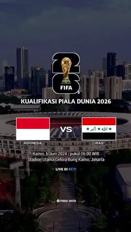 Jadwal Timnas Indonesia vs Iraq Kualifikasi Piala Dunia 2026 Zona Asia #jadwaltimnas #jadwaltimnasindonesia #jadwalkualifikasipialadunia2026 #jadwalbola 