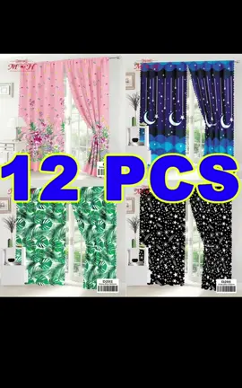 #Free Shipping] COD 12 Pcs Curtains For Windows On Sale Curtain 3 For 100 Makapal 85x185cm Black Out Curtains For Window Elegant Set For Home Doors In Bedroom Living Room Sale Free Shipping Kurtina Sa Bintana