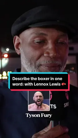 Describe the boxer in one word: with Lennox Lewis 🥊 Buy #FuryUsyk on TNT Sports Box Office ▶️  #tysonfury #fury #tyson #boxing #lennoxlewis #usyk #riyadhseason #ringoffire #oleksandrusyk #game 