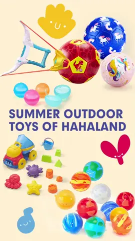 Summer is coming!🥳 We have Beach Sand Toys for toddler🦀🪣, Reusable Water Balloons with Launcher🏹, and cute Soccer Balls for kids⚽. Let the kids enjoy summer outdoor activities with our toys!🌞#summervibes #toddleractivities #foryou #toddlermom #toysforkids #toddlerlife #hahaland #hahalandtoys #summerkids #toysforkids 