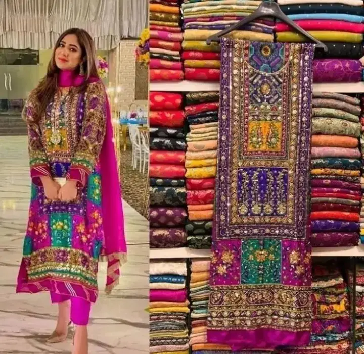 free delivery all over Pakistan cash on delivery 🚚 inbox me for ordering #eidcollection #foryoupage #goviral #fyppppppppppppppppppppppp #pakistanioutfit #pakistanidresses #dresscantik #fashiontiktok #foryoupageofficiall #pakistanisuits #dresses #fypシ゚viral #dontunderreviewmyvideo #weddingwear #outfit 