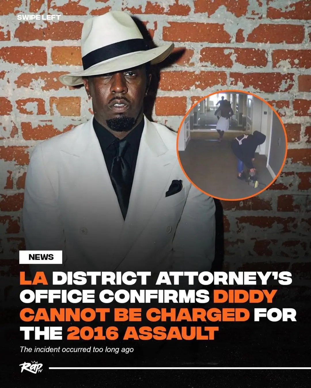 After footage surfaced of #Diddy physically assaulting his ex-girlfriend Cassie Ventura, the LA District Attorney’s office has confirmed that no charges will be filed due to the Statute of Limitations‼️👀 Thoughts⁉️ #RapTV 