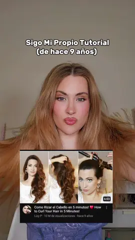 Sigo Mi Propio Tutorial de hace 9 años 🥹 más en YouTube 🔎 #longhair #hairroutine #hairtutorial #hair #peinados #hairstyle #makeupvideo #curlyhair #ondas #grwm 