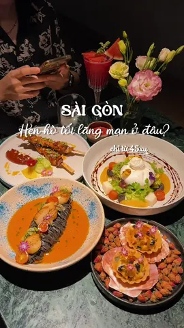 Điểm hẹn hò món Âu giá Việt ít người biết ở Sài Gòn ✨😚 #spaghetti #henho #datenight #diadiemhenho #ancungtiktok #reviewanngon #LearnOnTikTok #dianthoi 