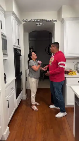 mom was not tryna dance 😂 she knew how to get him to stop tho 🤦🏽‍♀️😂 #theaguilars #mom #joke 