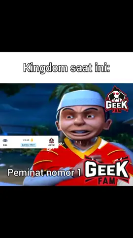 peminat nomor 1 geek fam 😝#kingdom #geekfam #rrqhoshi #fypage #fyp 