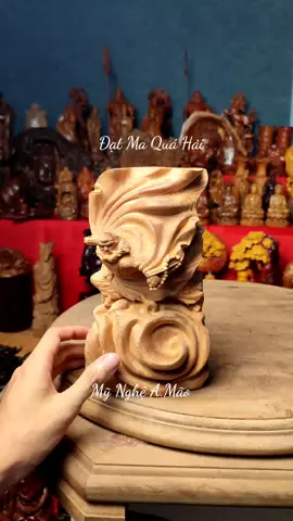 Tượng Đạt Ma Quá Hải Cao 20cm gỗ Ngọc Am#tuong #tuonggo #tuonggodep #datmasuto #phatphapnhiemmau #myngheviet #dieukhac #taplo #trangtrinhacua #trangtri #tamlinh #xuhuong#myngheamao 