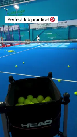 How satisfying is this to watch!😍🎯 A great way to practice your lob range and accuracy too, give it a try next time you're on the padel court!🙌🏽🎾 #padelmania #padelspain #lovepadel #padeltips #padelworld #padelgirl #worldpadeltour #padelpro #padelitalia #padelsweden #padeltennis #padelroma #padelusa #padeladdict #padel #padelmexico #padelargentina #padeldubai #padeltennis  @rob_r0driguez 🎥