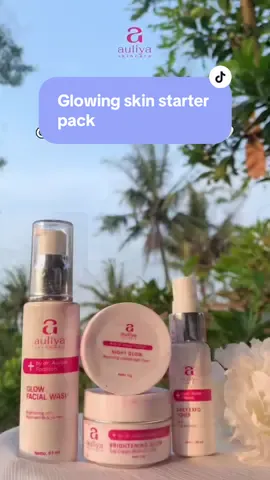 Sstarter pack biar kulit wajah sehat ✨😍#auliyaskincare   #skincare #glowing #antiaging #auliyaskincare #skincarehalalbpom #skincareroutine #skincaretips #skincareproducts #skincareindonesia 